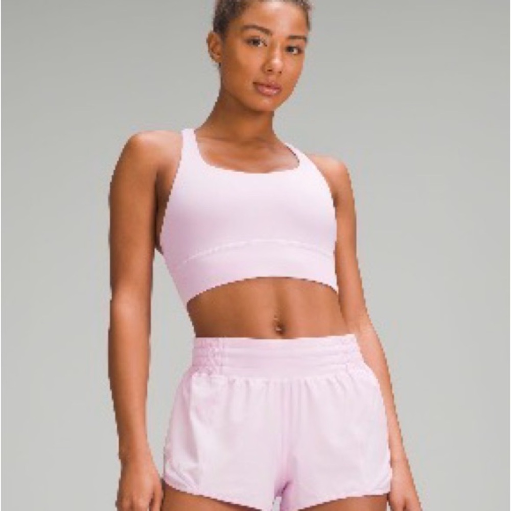 Lululemon Energy Longline Sports Bra — VitaPink size 10